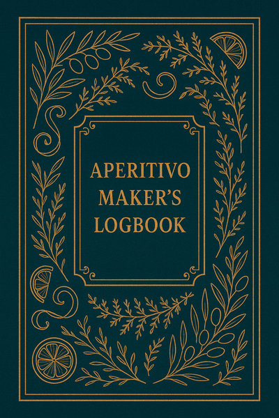 Cover of the Aperitivo Maker’s Logbook